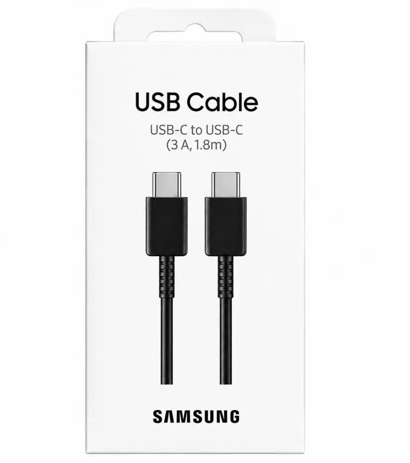 کابل تبدیل USB-C به USB-C سامسونگ مدل 1.8 متری - 3 آمپر