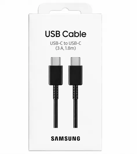 کابل تبدیل USB-C به USB-C سامسونگ مدل 1.8 متری - 3 آمپر