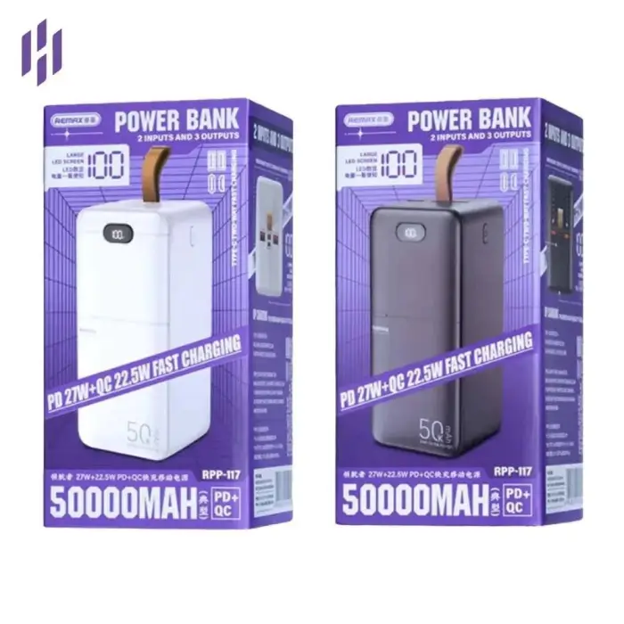 پاوربانک ریمکس مدل RPP-117 ظرفیت 5000 میلی آمپر ساعت