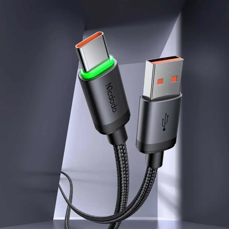 کابل شارژ سریع USB به تایپ C فست شارژ 60 وات 3 آمپر 1 متری مک دودو CA-3960