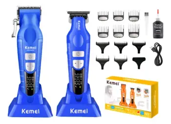 ست دو عددی ماشین اصلاح حجم زن و خط زن حرفه‌ای کیمی مدل KM-8543
