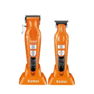 ست دو عددی ماشین اصلاح حجم زن و خط زن حرفه‌ای کیمی مدل KM-8543