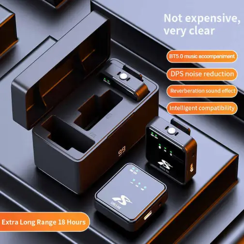 میکروفون بی سیم مدل Wirless Microphone Double Xs Sx63