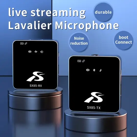 میکروفون بی سیم مدل Wirless Microphone Double Xs Sx63