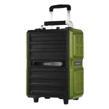 اسپیکر بلوتوثی قابل حمل REMAX مدل RB-X5 رنگ مشکی با میکروفون کارائوکه