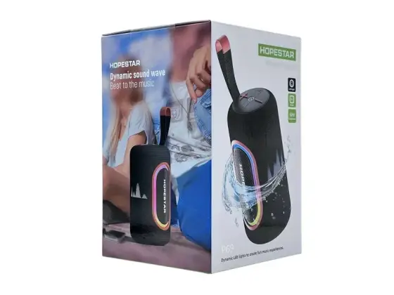 اسپیکر قابل حمل HOPESTAR P69 | بلندگوی بلوتوثی شارژی با پشتیبانی USB و رم