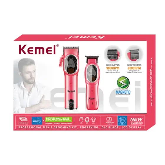 ست ماشین اصلاح حجم ‌زن و خط ‌زن کیمی مدل KM-8502