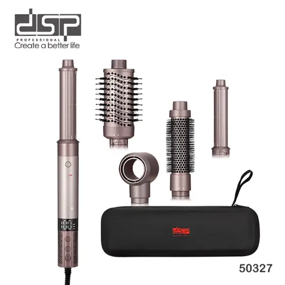 سشوار برس‌دار حالت‌دهنده 1400 وات مدل dsp-50327 7in1