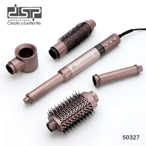 سشوار برس‌دار حالت‌دهنده 1400 وات مدل dsp-50327 7in1