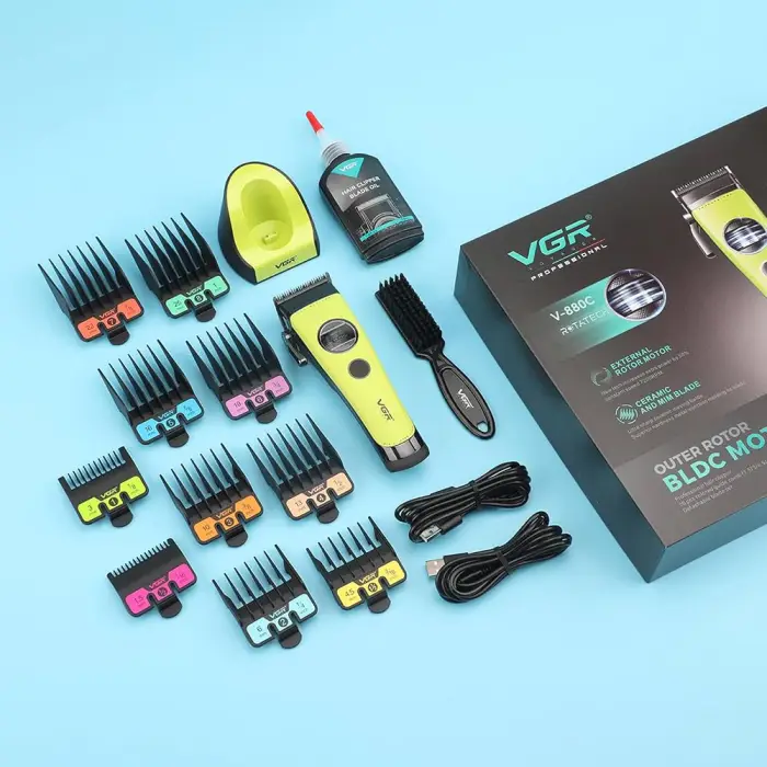 ماشین اصلاح موی سر و صورت شارژی وی جی آر مدل V-880C