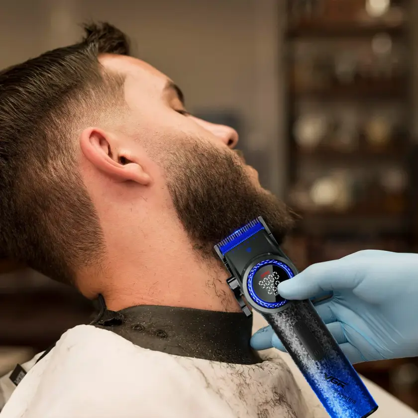 ماشین اصلاح حرفه ای سر و صورت وی جی آر مدل V-001 Blue edition