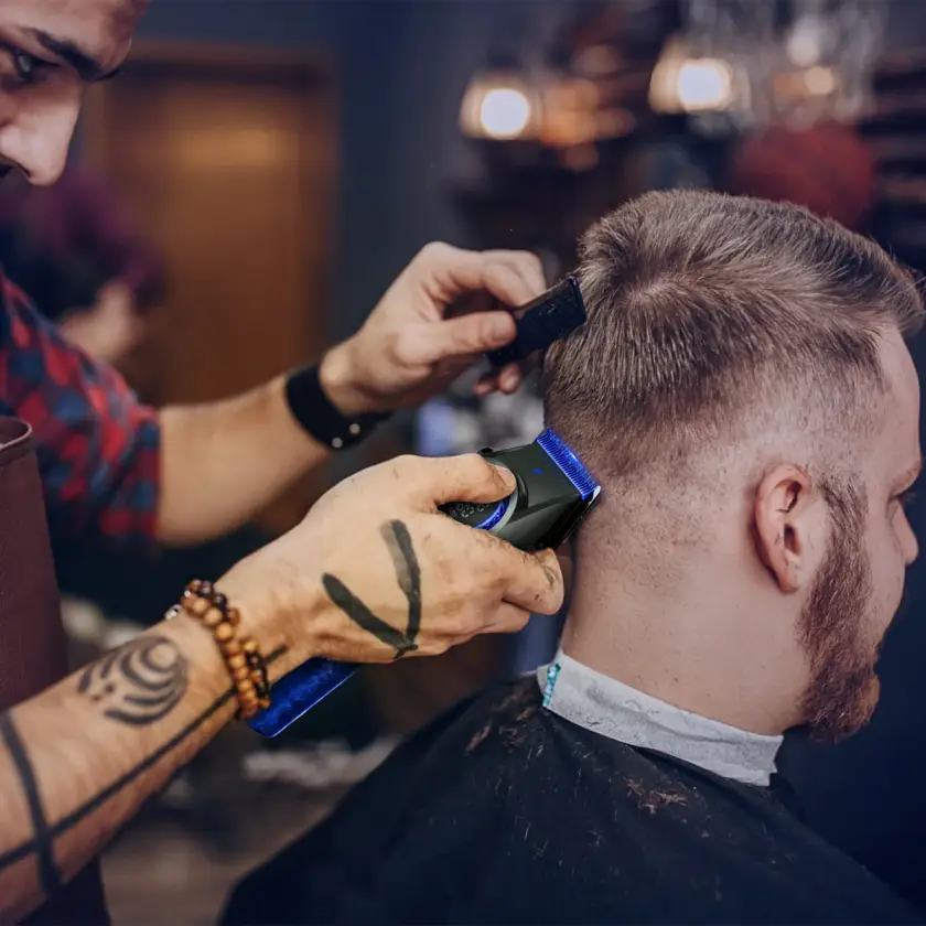 ماشین اصلاح حرفه ای سر و صورت وی جی آر مدل V-001 Blue edition