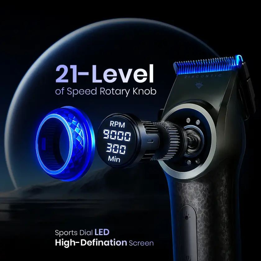 ماشین اصلاح حرفه ای سر و صورت وی جی آر مدل V-001 Blue edition