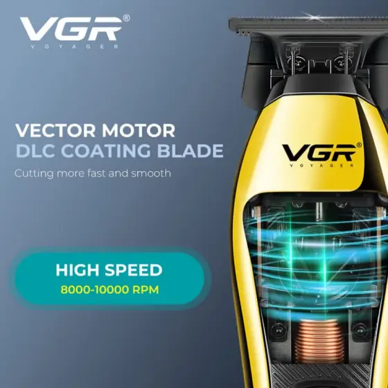 ماشین اصلاح حرفه‌ای موی سر و صورت وی جی ار | VGR مدل V-994