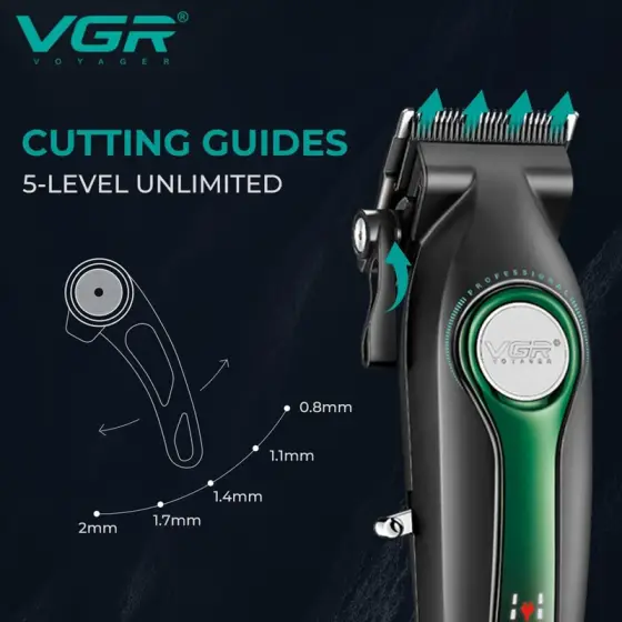 ماشین اصلاح حجم‌زن سر و صورت وی جی ار مدل v-010