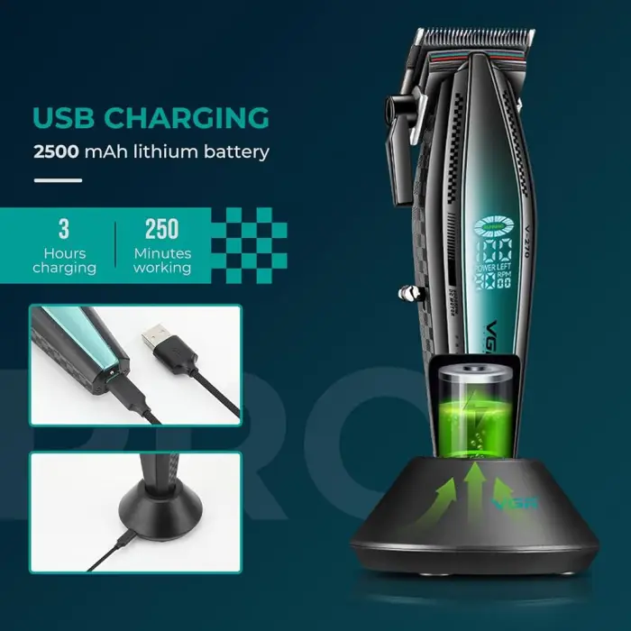 ماشین اصلاح حجم‌زن حرفه‌ای و خانگی وی جی ار مدل V-270