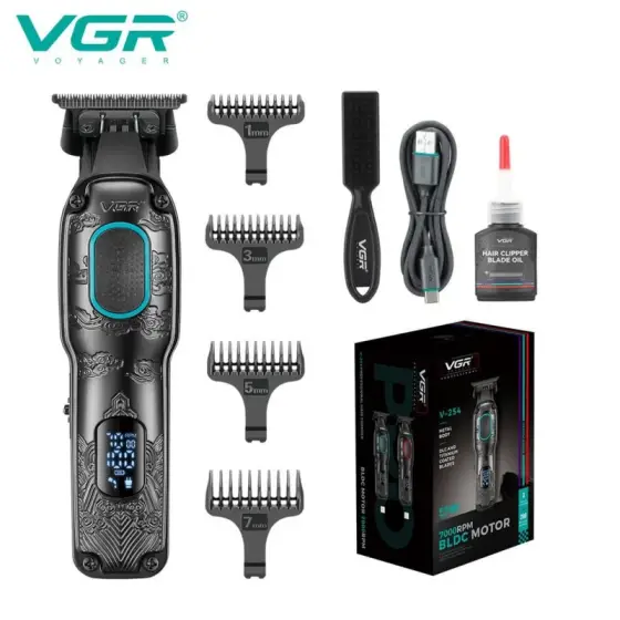ماشین اصلاح موی سر و صورت وی جی ار مدل v-254