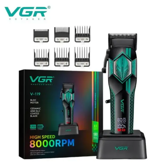 ماشین اصلاح حجم زن شارژی وی جی ار مدل V-119