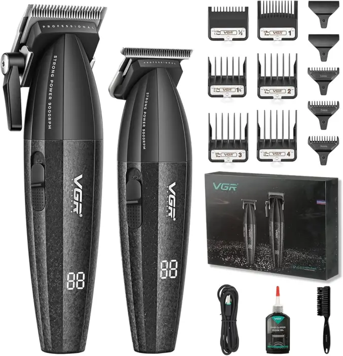 ست حرفه‌ای حجم زن و خط زن وی جی آر مدل V-640