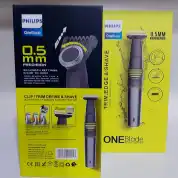 ماشین اصلاح موی صورت فیلیپس مدل QP1424 شارژی با تکنولوژی OneBlade و ضدآب