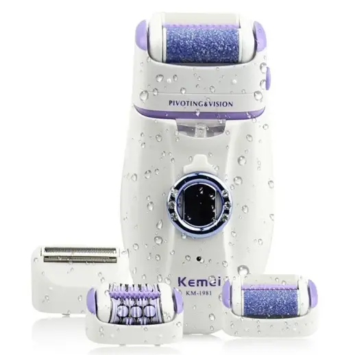 اپیلاتور 3 کاره موی بانوان مدل kemei km-1981 3in1