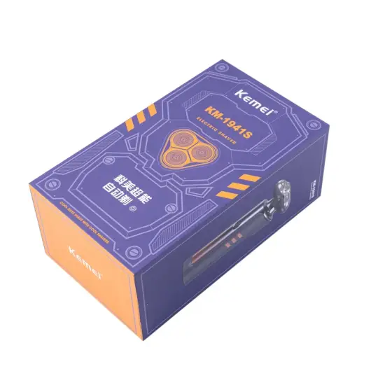 ریش تراش 3 تیغ ضد آب کیمی Kemei KM-1941S با برش چرخشی