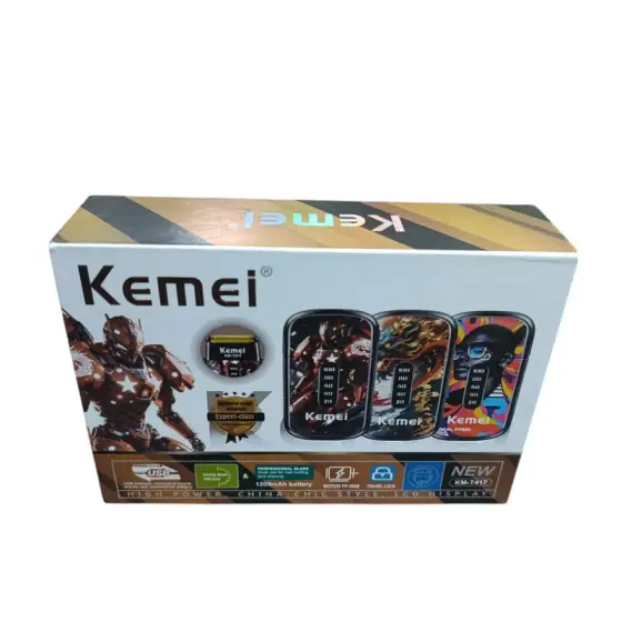 شیور موی صورت شارژی کیمی مدل km-t417