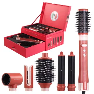 سشوار برس‌دار حرفه ای 1500 وات انزو پروفیشینال مدل KERATIN B2 6in1