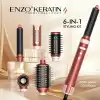 سشوار برس‌دار حرفه ای 1500 وات انزو پروفیشینال مدل KERATIN B2 6in1