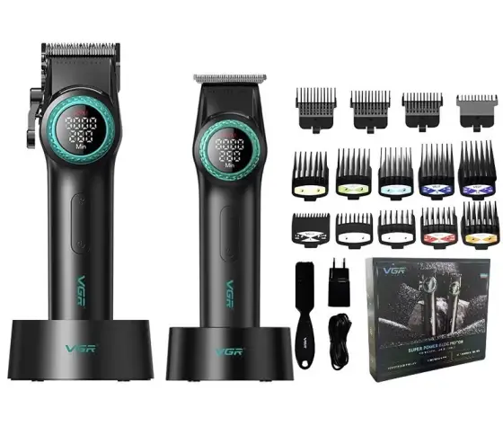 ست ماشین اصلاح موی سر و صورت وی جی ار مدل V-001Pro & V-977