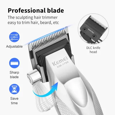 ماشین اصلاح حجم زن موی سر و صورت کیمی مدل kemei KM-1798
