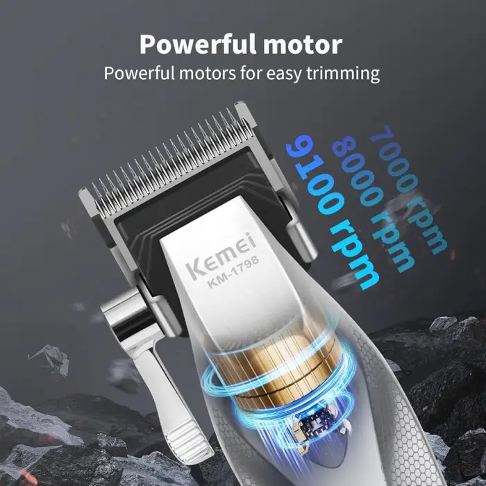 ماشین اصلاح حجم زن موی سر و صورت کیمی مدل kemei KM-1798