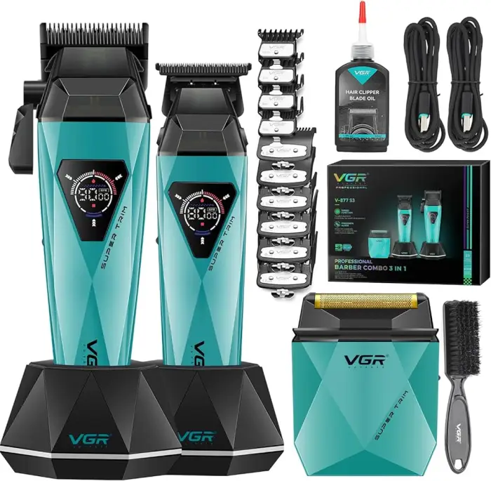 ست ماشین اصلاح وی جی آر مدل VGR V-877S3(حجم‌زن-خط زن-شیور)