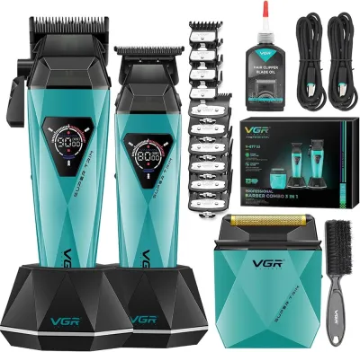 ست ماشین اصلاح وی جی آر مدل VGR V-877S3(حجم‌زن-خط زن-شیور)