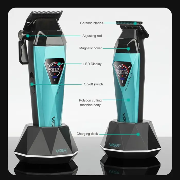 ست ماشین اصلاح وی جی آر مدل VGR V-877S3(حجم‌زن-خط زن-شیور)