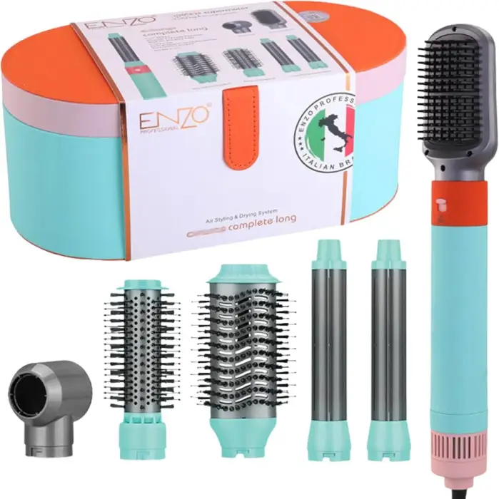 سشوار انزو مدل EN‑4133 | سشوار 6 کاره حرفه‌ای با فناوری یون و قابلیت Hair Styling