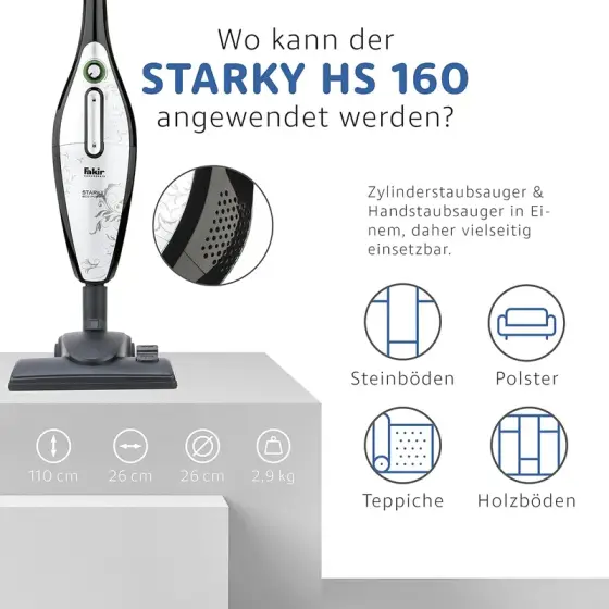جاروبرقی ایستاده فکر مدل STARKY OKO با توان 800 وات