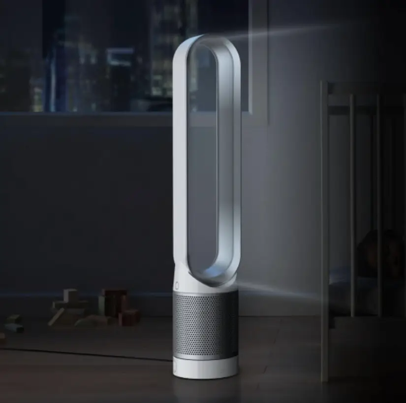پنکه بدون پره برند Dyson ایتالیا مدل Cool AM07 - نقره‌ای-سفید