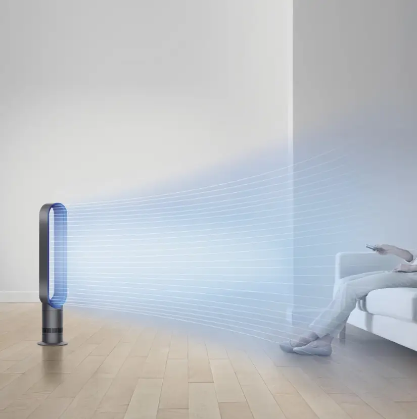 پنکه بدون پره برند Dyson ایتالیا مدل Cool AM07 - نقره‌ای-سفید