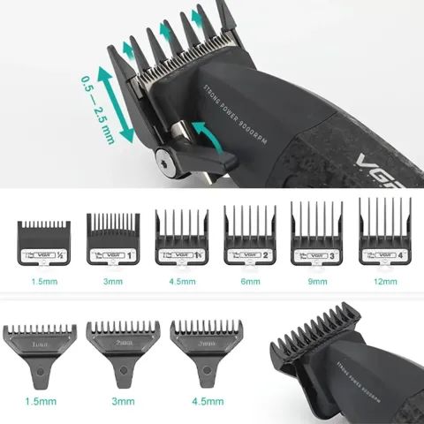 ست ماشین اصلاح حرفه‌ای وی جی آر مدل VGR-V640 S3