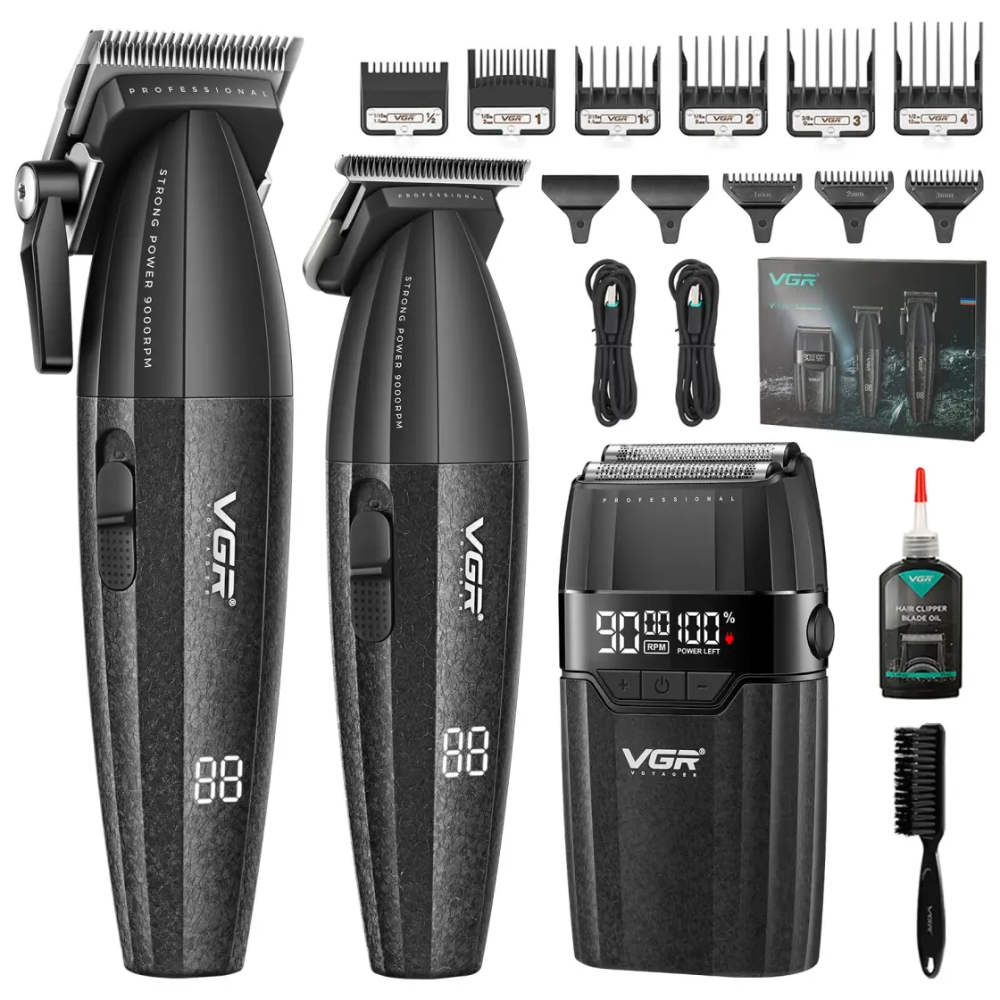 ست ماشین اصلاح حرفه‌ای وی جی آر مدل VGR-V640 S3