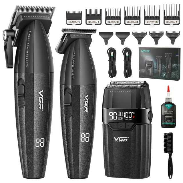 ست ماشین اصلاح حرفه‌ای وی جی آر مدل VGR-V640 S3