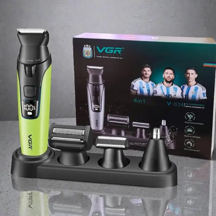 ماشین اصلاح وی جی آر مدل VGR V-634 با تیغه استیل ضد زنگ