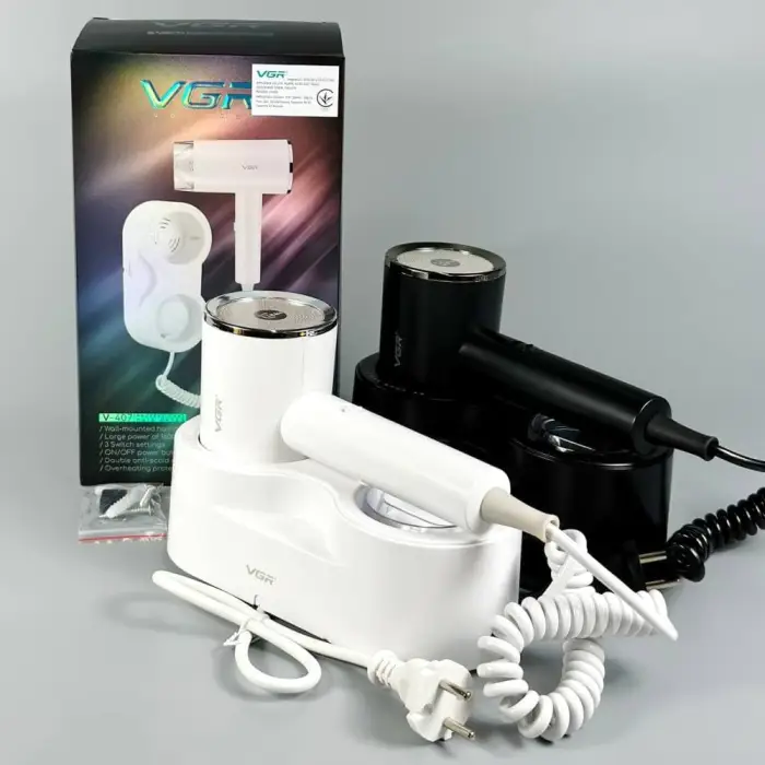 سشوار دیواری 1600 وات وی جی ار مدل V-407