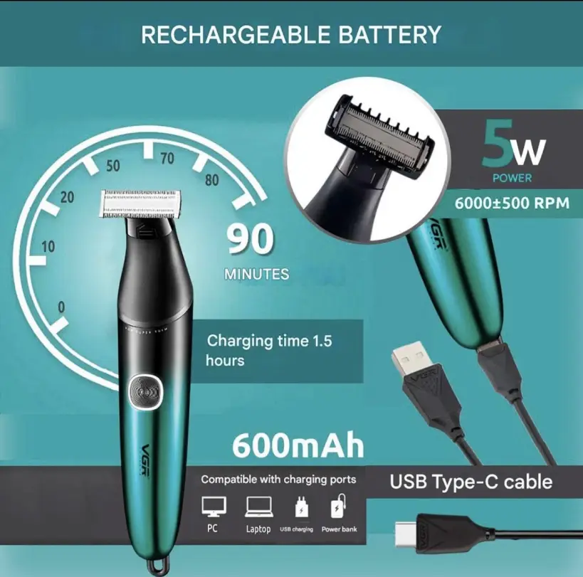 بادی گروم ضد آب وی جی آر مدل V-339