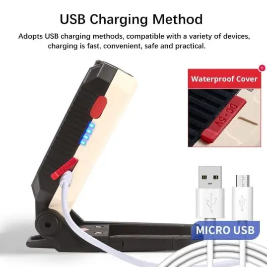 چراغ کمپینگ شارژی اسمال سان مدل W599B