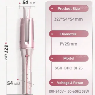 فر کننده مو سه شاخه شیگلم مدل Triple Barrel Curler 25mm