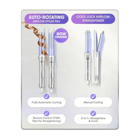 فر کننده و حالت دهنده مو شیگلم مدل Airflow Styler Pro-25mm