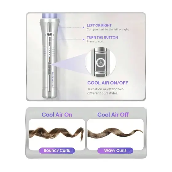 فر کننده و حالت دهنده مو شیگلم مدل Airflow Styler Pro-25mm