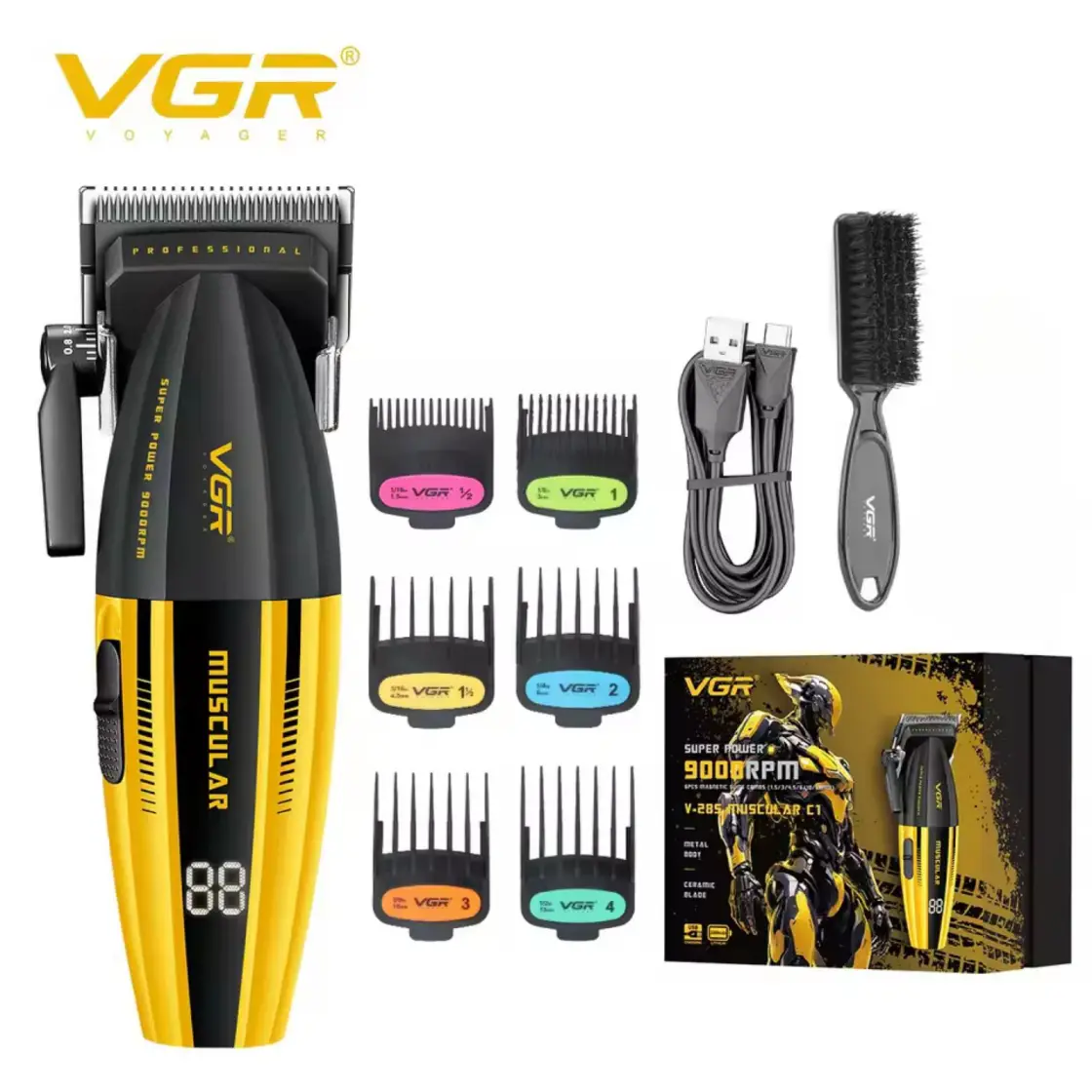 ماشین اصلاح حجم‌زن حرفه‌ای وی جی آر مدل V-285